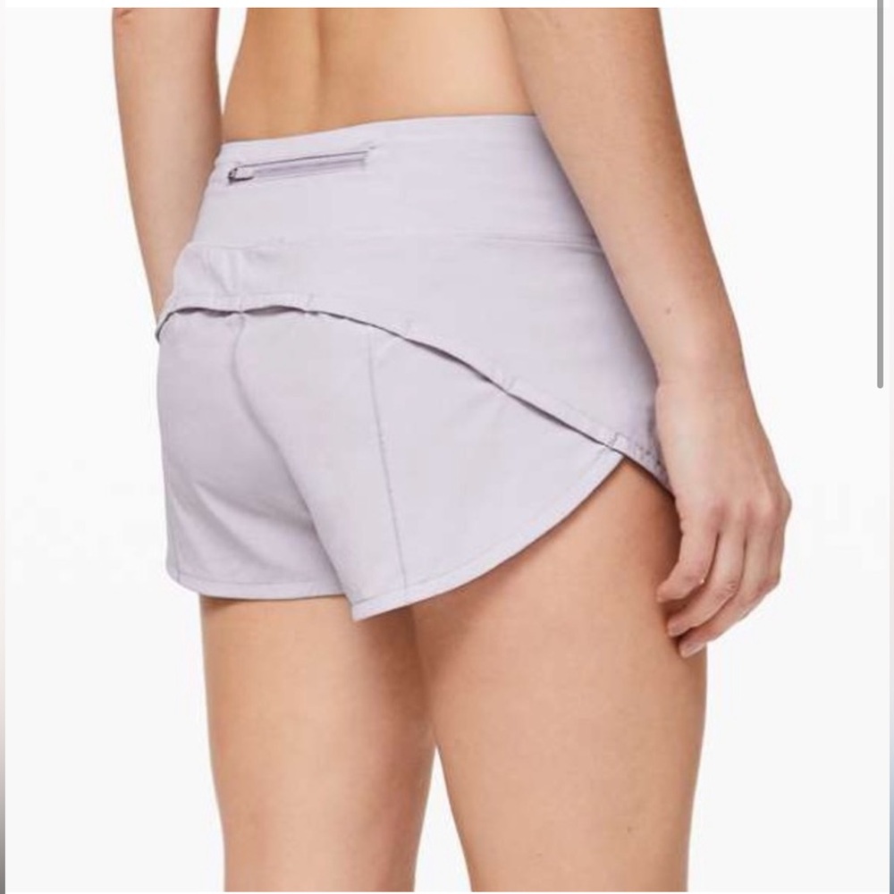 Lululemon Speed Up Shorts - light purple violet size 10